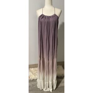 Young Fabulous & Broke dip Dye boho sleeveless maxi dress XS